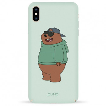 Чехол Pump Tender Touch Case for iPhone XS Max Minty Bear #