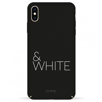 Чохол Pump Tender Touch Case for iPhone XS Max Black&White #