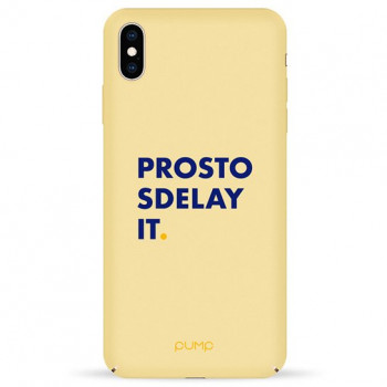 Чохол Pump Tender Touch Case for iPhone XS Max Sdelay It #