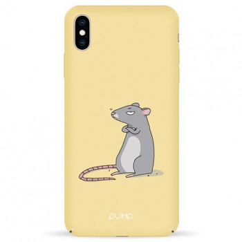 Чехол Pump Tender Touch Case for iPhone XS Max Rat The Gray #