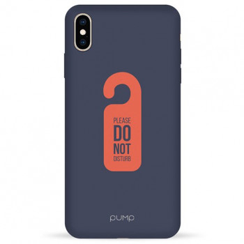 Чохол Pump Silicone Minimalistic Case for iPhone XS Max Do Not Disturb #