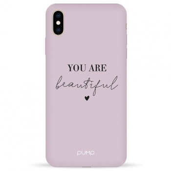 Чехол Pump Silicone Minimalistic Case for iPhone XS Max You Are Beautiful #