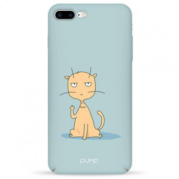 Чохол Pump Tender Touch Case for iPhone 8 Plus/7 Plus Cat Fuck #