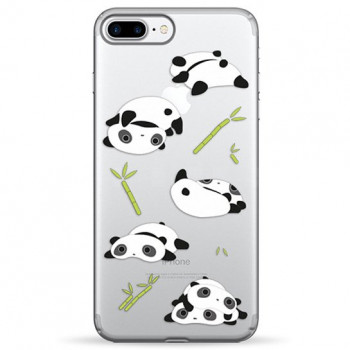 Чехол Pump Transparency Case for iPhone 8 Plus/7 Plus Flying Pandas #