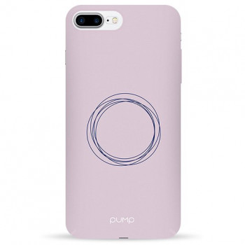 Чехол Pump Silicone Minimalistic Case for iPhone 8 Plus/7 Plus Circles on Light #
