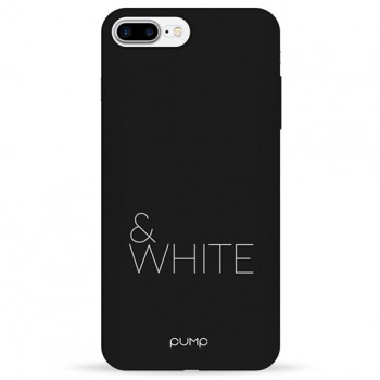 Чохол Pump Silicone Minimalistic Case for iPhone 8 Plus/7 Plus Black&White #