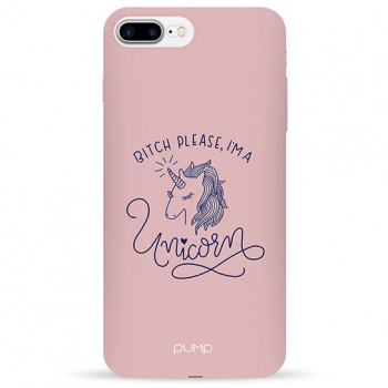 Чохол Pump Silicone Minimalistic Case for iPhone 8 Plus/7 Plus Unicorn Girl #