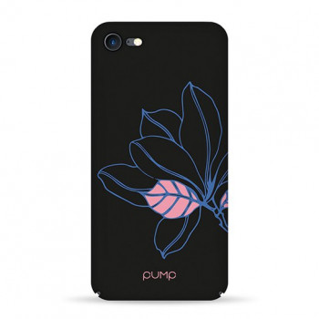 Чехол Pump Tender Touch Case for iPhone 8/7 Black Flower #