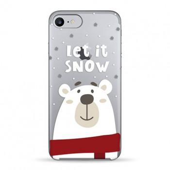 Чохол Pump Transparency Case for iPhone 8/7 Let It Snow #