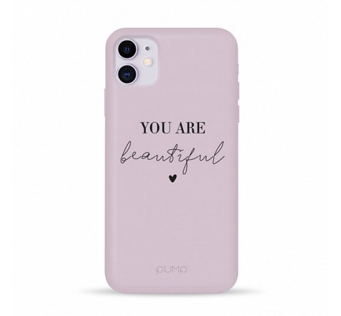 Чохол Pump Silicone Minimalistic Case for iPhone 11 You Are Beautiful #