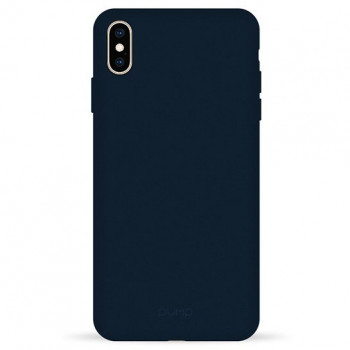 Чехол Pump Silicone Case for iPhone XS Max Blue #