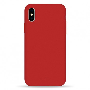 Чехол Pump Silicone Case for iPhone X/XS Red #
