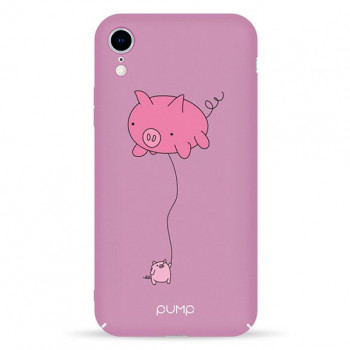 Чохол Pump Tender Touch Case for iPhone XR Pig Baloon #