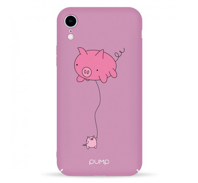 Чехол Pump Tender Touch Case for iPhone XR Pig Baloon #