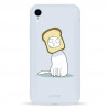 Чехол Pump Tender Touch Case for iPhone XR Cat in the Bread #