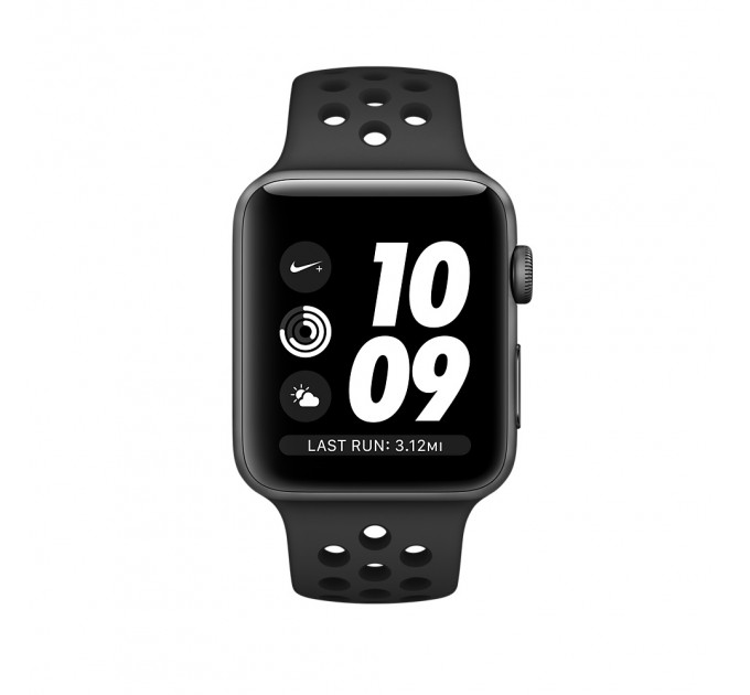 Смарт Годинник Apple Watch Series 3 Nike+ 38mm Space Gray Aluminum Case with Anthracite/Black Nike Band