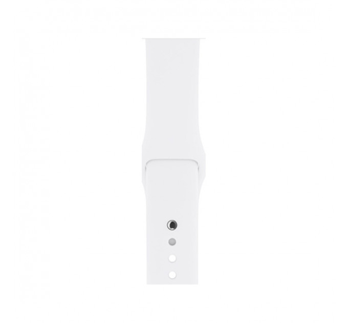 Смарт Годинники Apple Watch Series 3 38mm Silver (Сріблястий) Aluminum Case with White Sport Band
