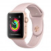 Смарт Годинник Apple Watch Series 3 42mm Gold Aluminum Case with Pink Sand Sport Band