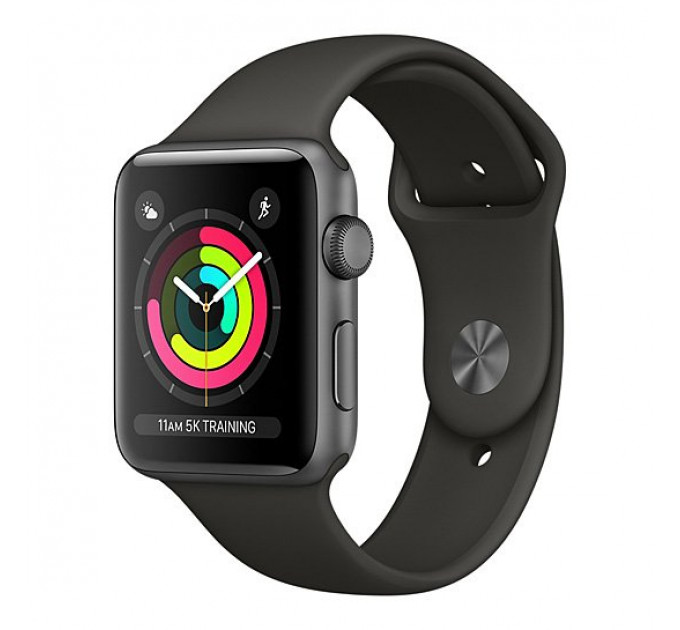 Смарт Часы Apple Watch Series 3 42mm Space Gray Aluminum Case with Gray Sport Band