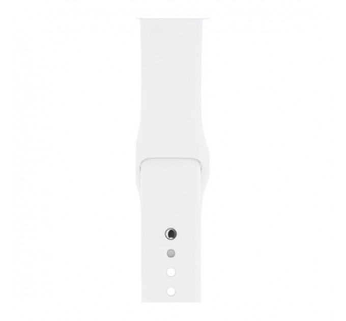 Смарт Часы Apple Watch Series 3 42mm Silver (Серебристый) Aluminum Case with White Sport Band