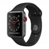 Смарт Годинник Apple Watch Series 3 + LTE 42mm Space Gray Aluminum Case with Black Sport Band