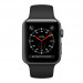 Смарт Часы Apple Watch Series 3 + LTE 42mm Space Gray Aluminum Case with Black Sport Band