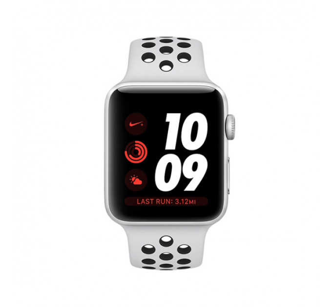 Смарт Часы Apple Watch Series 3 Nike+ LTE 38mm Silver Aluminum Case with Pure Platinum/Black Sport