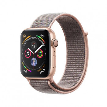 Смарт-годинник Apple Watch Series 4 40mm Gold (Золотий) Aluminum Case with Pink Sand Sport Loop