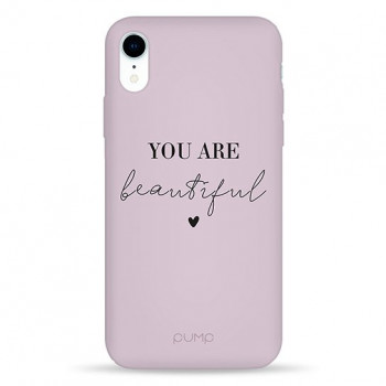 Чохол Pump Silicone Minimalistic Case for iPhone XR You Are Beautifull #