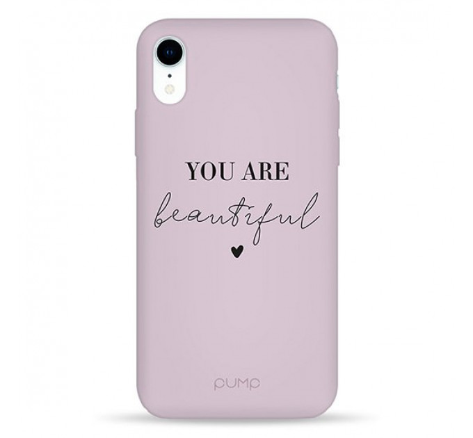 Чехол Pump Silicone Minimalistic Case for iPhone XR You Are Beautifull #