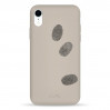 Чехол Pump Silicone Minimalistic Case for iPhone XR Fingerprints #