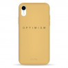 Чохол Pump Silicone Minimalistic Case for iPhone XR Optimism #