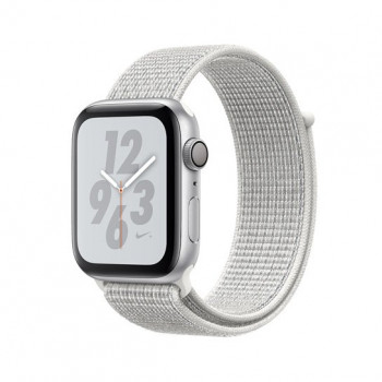 Смарт-годинник Apple Watch Series 4 Nike + 40mm Silver (Сріблястий) Aluminum Case with Summit White Sport Loop