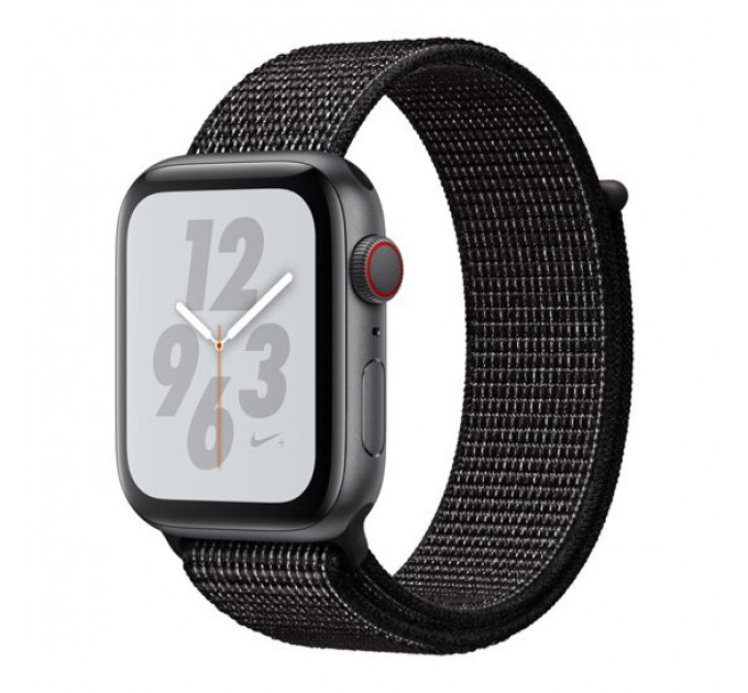 Смарт-часы Apple Watch Series 4 Nike+ LTE 44mm Space Gray (Темно-серый) Aluminum Case with Black Sport Loop