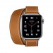 Смарт-часы Apple Watch Hermes Series 4 + LTE 40mm Stainless Steel Case with Bareni Leather Tour Band