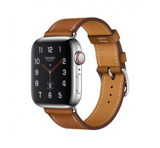 Смарт-годинник Apple Watch Hermes Series 4+LTE 40mm Stainless Steel Case with Fauve Grained Leather Band
