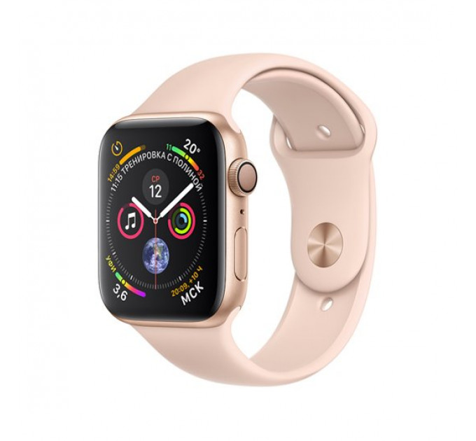 Смарт-часы Apple Watch Series 4 40mm Gold (Золотой) Aluminum Case with Pink Sand Sport Band