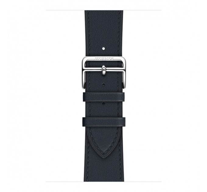 Смарт-часы Apple Watch Hermes Series 4 + LTE 44mm Stainless Steel Case with Bleu Indigo Swift Leather Single Tour