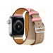 Смарт-годинник Apple Watch Hermes Series 4+LTE 40mm Stainless Steel Rose Sakura/Craie/Argile Double Tour
