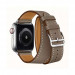 Смарт-годинник Apple Watch Hermes Series 4 + LTE 40mm Stainless Steel Feu Epsom Leather Double Tour