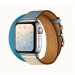 Смарт-годинник Apple Watch Hermes Series 4 + LTE 40mm Stainless Steel Blue Lin/Craie/Bleu du Nord Swift
