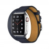Смарт-часы Apple Watch Hermes Series 4+LTE 40mm Stainless Steel Case with Bleu Indigo Swift Leather