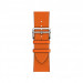 Смарт-часы Apple Watch Hermes Series 4 + LTE 44mm Stainless Steel Feu Epsom Leather Single Tour