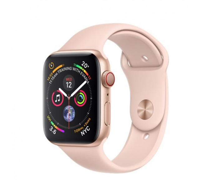 Смарт-часы Apple Watch Series 4 + LTE 40mm Gold (Золотой) Aluminum Case with Pink Sand Sport Band