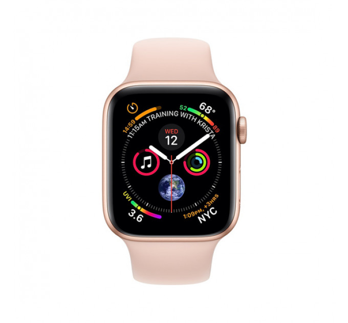 Смарт-годинник Apple Watch Series 4 + LTE 40mm Gold (Золотий) Aluminum Case with Pink Sand Sport Band