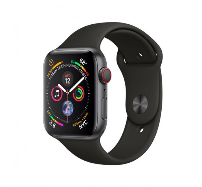 Смарт-годинник Apple Watch Series 4 + LTE 40mm Gray (Сірий) Aluminum Case with Black Sport Band