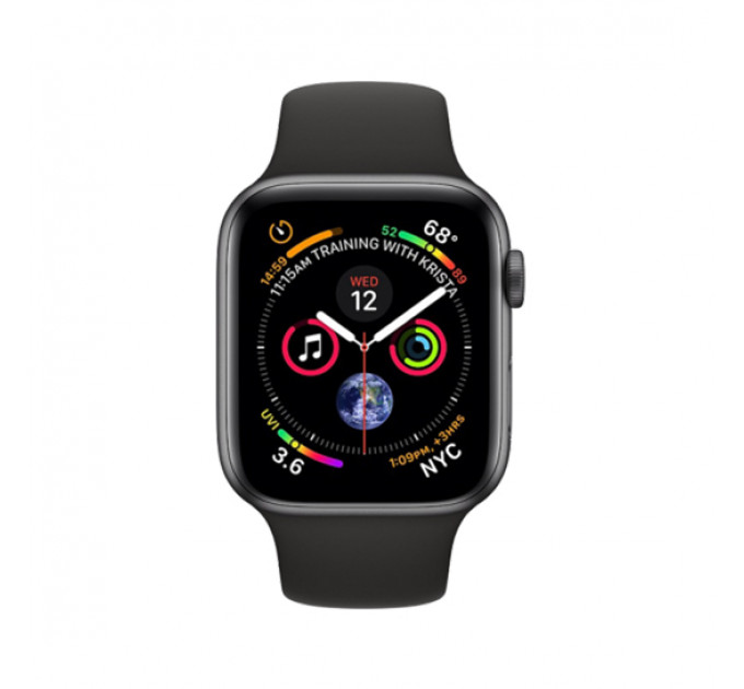 Смарт-часы Apple Watch Series 4 + LTE 40mm Gray (Серый) Aluminum Case with Black Sport Band