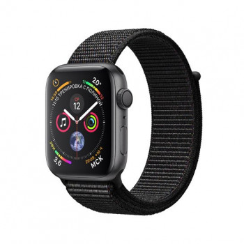 Смарт-часы Apple Watch Series 4 + LTE 40mm Space Gray (Темно-серый) Aluminum Case with Black Sport Loop