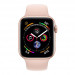 Смарт-годинник Apple Watch Series 4 + LTE 44mm Gold (Золотий) Aluminum Case with Pink Sand Sport Band