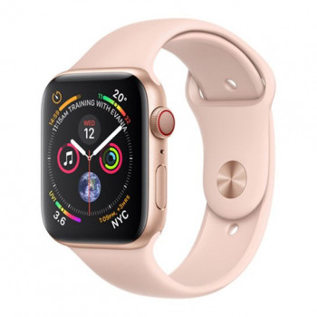 Смарт-годинник Apple Watch Series 4 + LTE 44mm Gold (Золотий) Aluminum Case with Pink Sand Sport Band